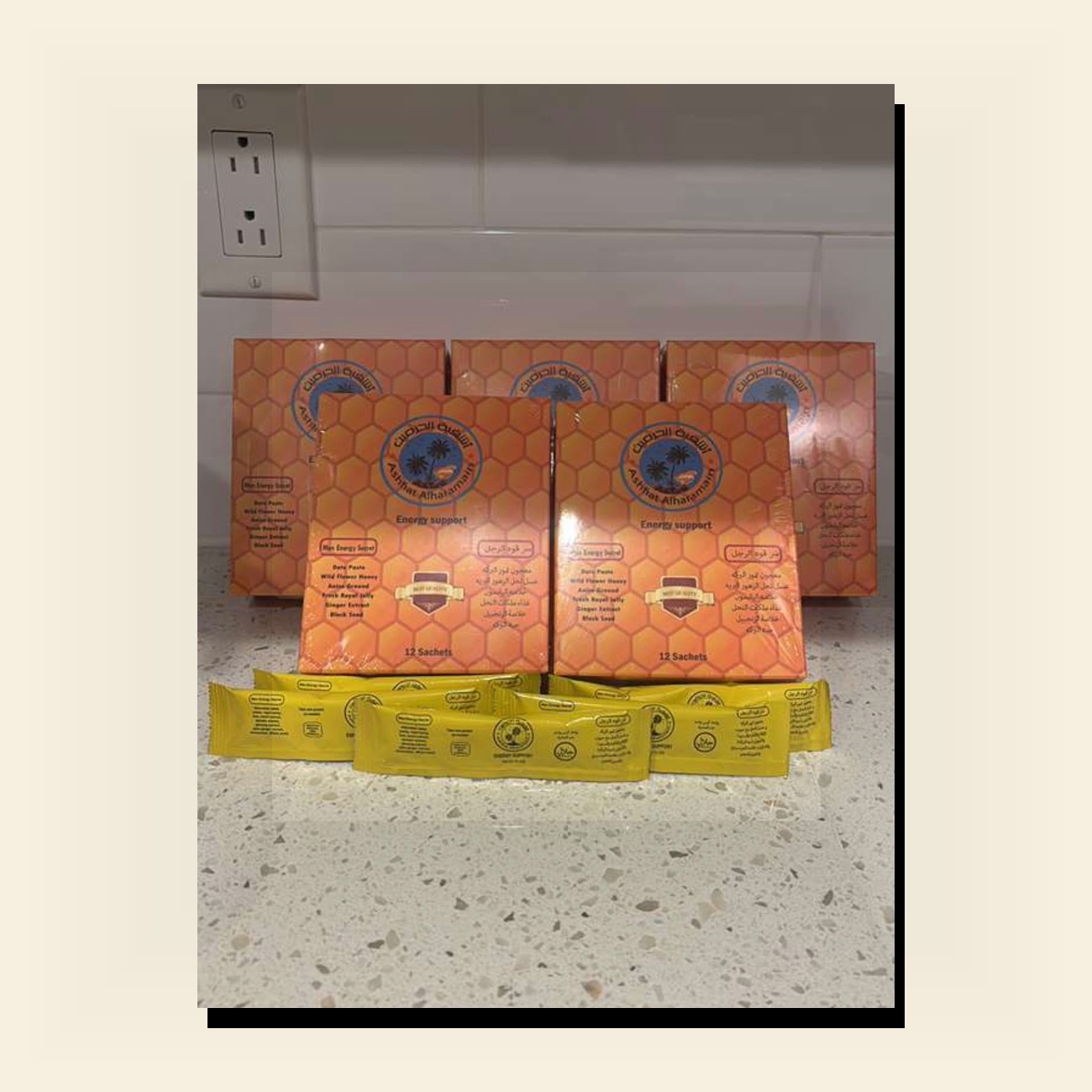 Super Restivo 12 sachet boxes and individual sachets